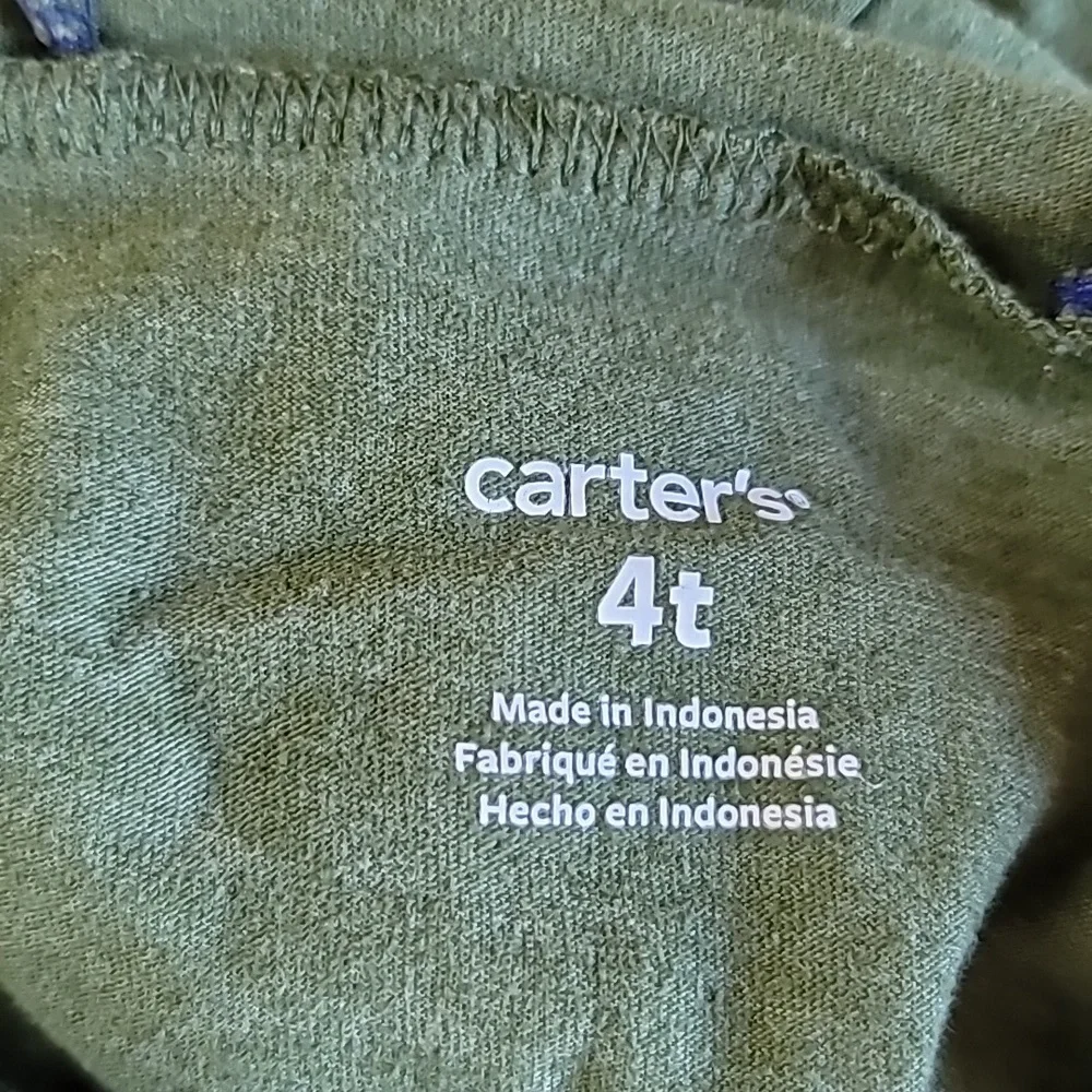 Carter's long sleeve graphic tee with hood - Picture 5 of 6